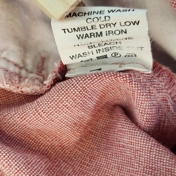 T Harris London Shorts Cotton Salmon Pink Waist 36 - Picture 5 of 5